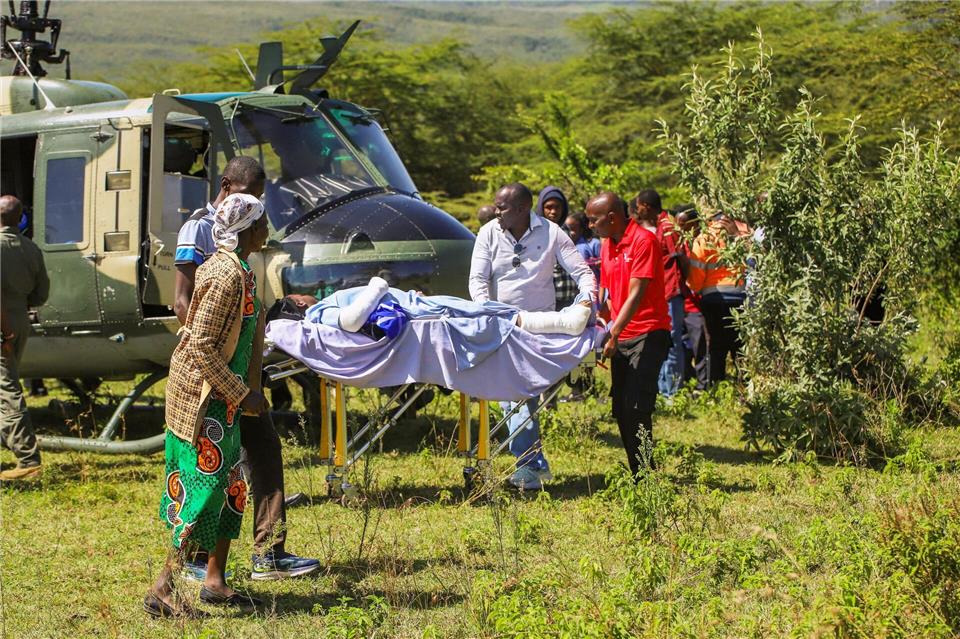 Dutzende Schülerinnen erlitten bei dem Brand Verletzungen und wurden in umliegende Krankenhäuser gebracht - nun steht fest: Es war Brandstiftung. (Archivbild)Patrick Ngugi/AP/dpa