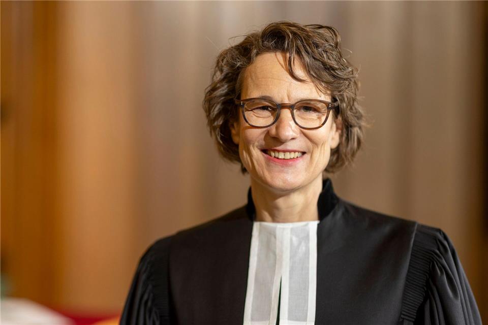 EKHN-Präsidentin Christiane Tietz möchte zum Kirchentag nach Frankfurt einladen.Helmut Fricke/dpa