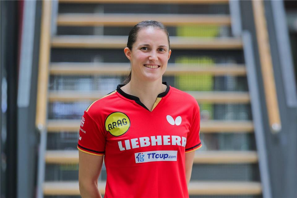 EM-Finale erreicht: Die deutsche Tischtennis-Nationalspielerin Sabine Winter schlug im Halbfinale Portugals Topspielerin Yu Fu.Rolf Vennenbernd/dpa
