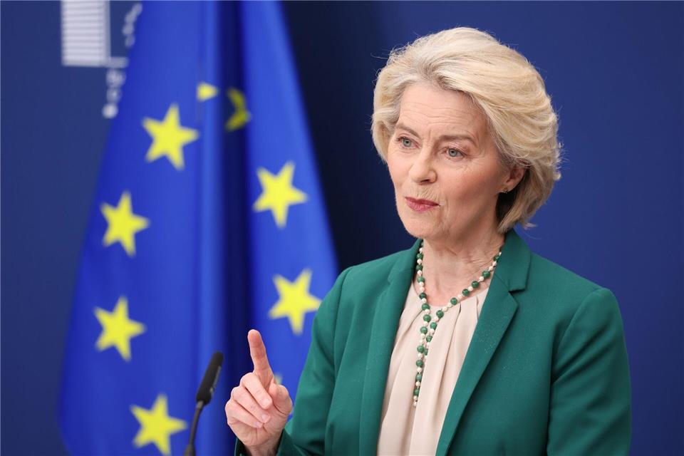 EU-Kommissionspräsidentin Ursula von der Leyen ruft Deutschland und andere Mitgliedstaaten zur Nutzung der App auf. Omar Havana/AP/dpa