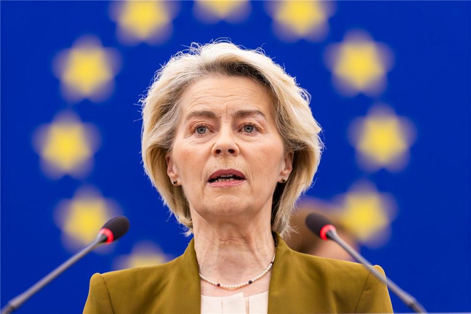 EU-Kommissionspräsidentin von der Leyen bekommt bald Post. (Archivbild)Philipp von Ditfurth/dpa