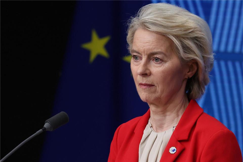 EU-Kommissionspräsidentin von der Leyen kündigte mehr Investitionen in der Arktis an. Omar Havana/AP/dpa