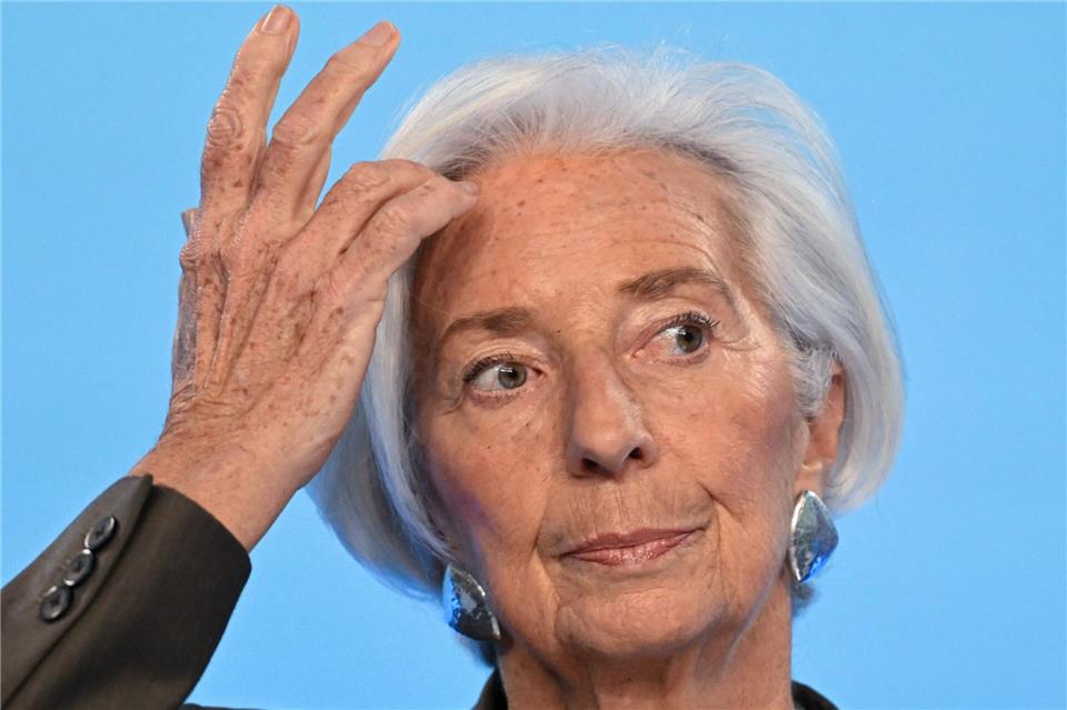 EZB-Präsidentin Christine Lagarde will die Inflation im Euroraum im Zaum zu halten. (Archivbild)Florian Wiegand/dpa