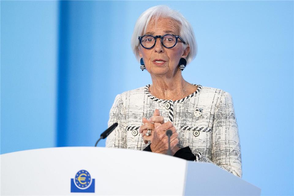 EZB-Präsidentin Lagarde spricht sich wegen des Iran-Kriegs für mehr erneuerbare Energien aus. (Archivbild)Florian Wiegand/dpa