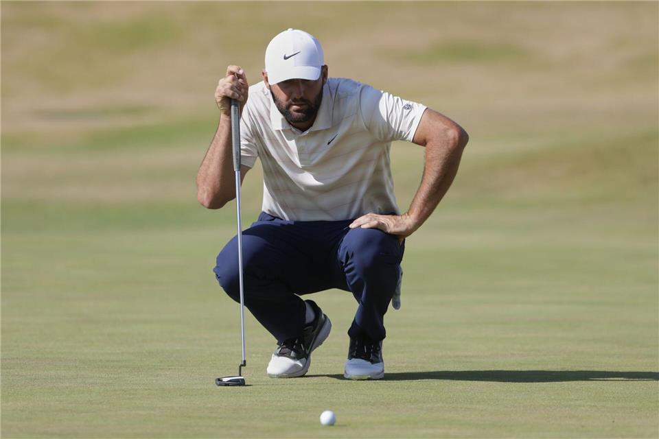 Ebenfalls Vierter in Southport: Titelverteidiger Scottie Scheffler.Peter Morrison/AP/dpa