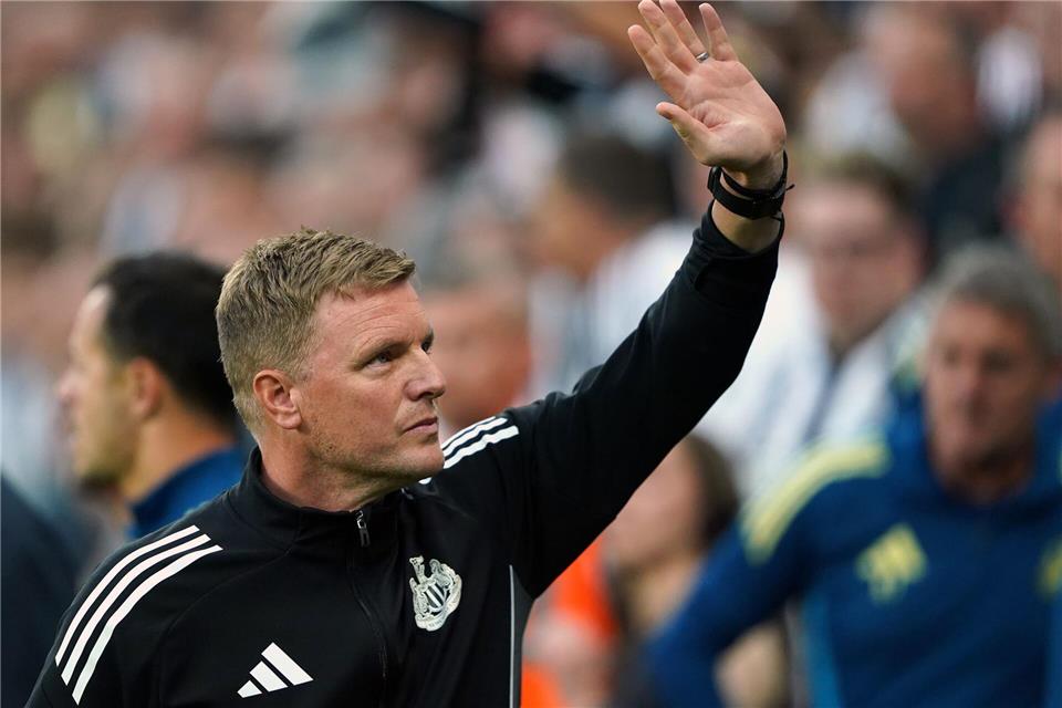 Eddie Howe hofft auf einen neuen Angreifer.Owen Humphreys/PA Wire/dpa