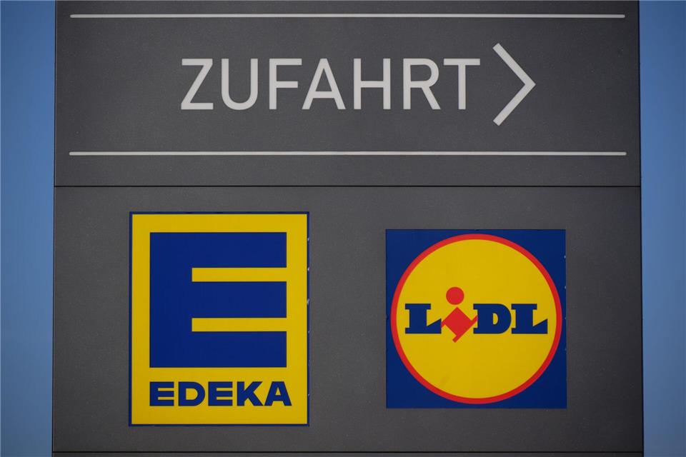 Edeka und Lidl zählen zu den größten Lebensmittelhändlern in Deutschland.Henning Kaiser/dpa