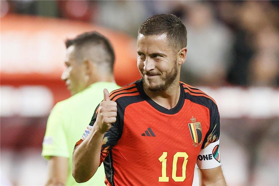 Eden Hazard prägte die Roten Teufel über viele Jahre. (Archivbild)Bruno Fahy/belga/dpa