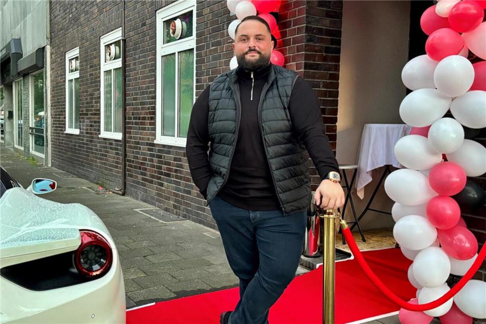 Edon Mehmetaj ist Inhaber des Bossi-Clubs an der Ewaldstraße.