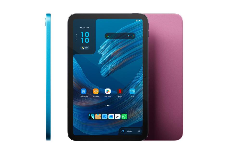 Eher klein und handlich als großer Computerersatz: Das Alexa Tablet von Amazon mit 8 Zoll Bildschirmdiagonale.Amazon/dpa-tmn