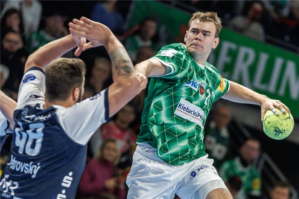 Eigengewächs Max Beneke verlässt die Füchse Berlin im Sommer. (Archivbild)Andreas Gora/dpa