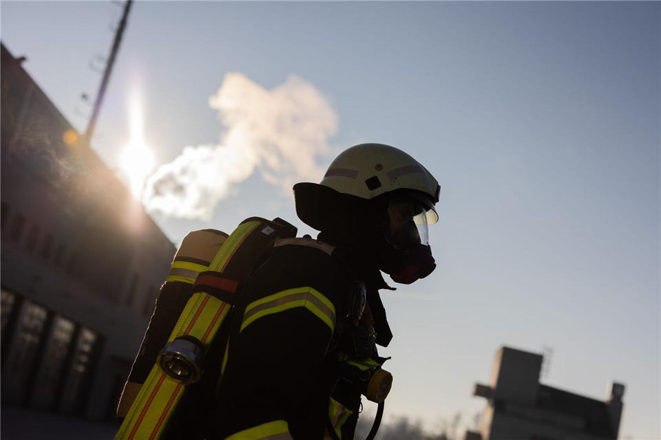 Ein Atemschutztrupp der Feuerwehr rettete die Katzen aus dem brennenden Wohnhaus – was aber erst im zweiten Versuch gelang. (Symbolbild)Rolf Vennenbernd/dpa