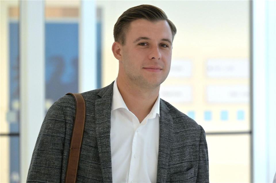 Ein Auftritt des AfD-Landtagsabgeordneten Jean-Pascal Hohm bei einer RBB-Talksendung zum Erstarken der AfD löst in Bad Freienwalde Kritik aus.Michael Bahlo/dpa