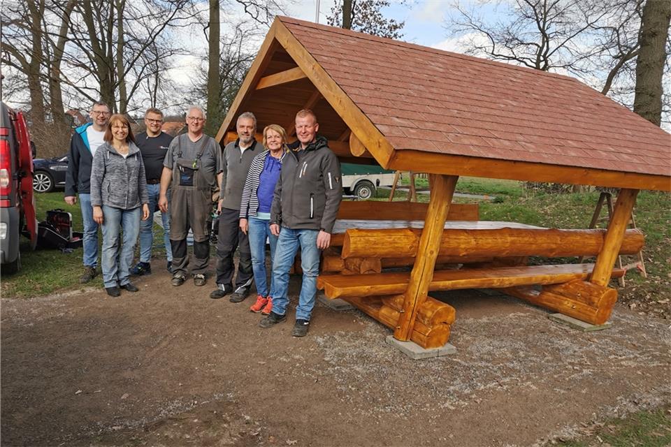 Ein Beispiel für ein förderfähiges Projekt des Verfügungsfonds: Im Frühjahr hatte die Bürgerstiftung Radlerhütten aufgestellt.