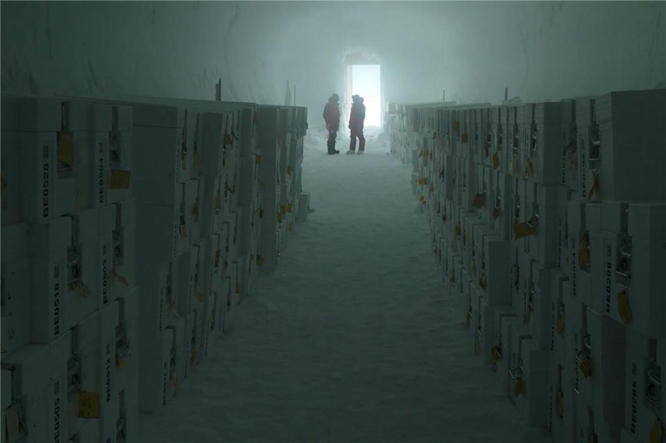 Ein Blick ins Innere der Eiskammer.Gaetano Massimo Macri/PNRA/IPEV/dpa