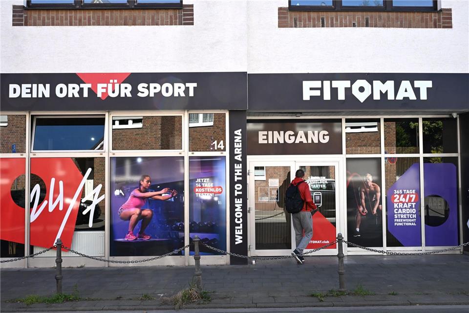 Ein Fitomat-Fitnessstudio ohne Personal in Pulheim bei Köln.Wolf von Dewitz/dpa