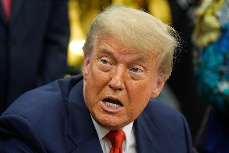 Ein Friedensstifter? US-Präsident Trump hält sich selbst für einen ausgezeichneten Nobelpreisträger. (Archivbild)Manuel Balce Ceneta/AP/dpa