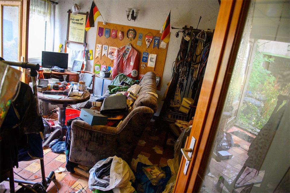Ein Haufen Arbeit für die Nachlassverwalter des Landes wird auch dieses Zimmer mit vielen persönlichen Gegenständen werden.Klaus-Dietmar Gabbert/dpa