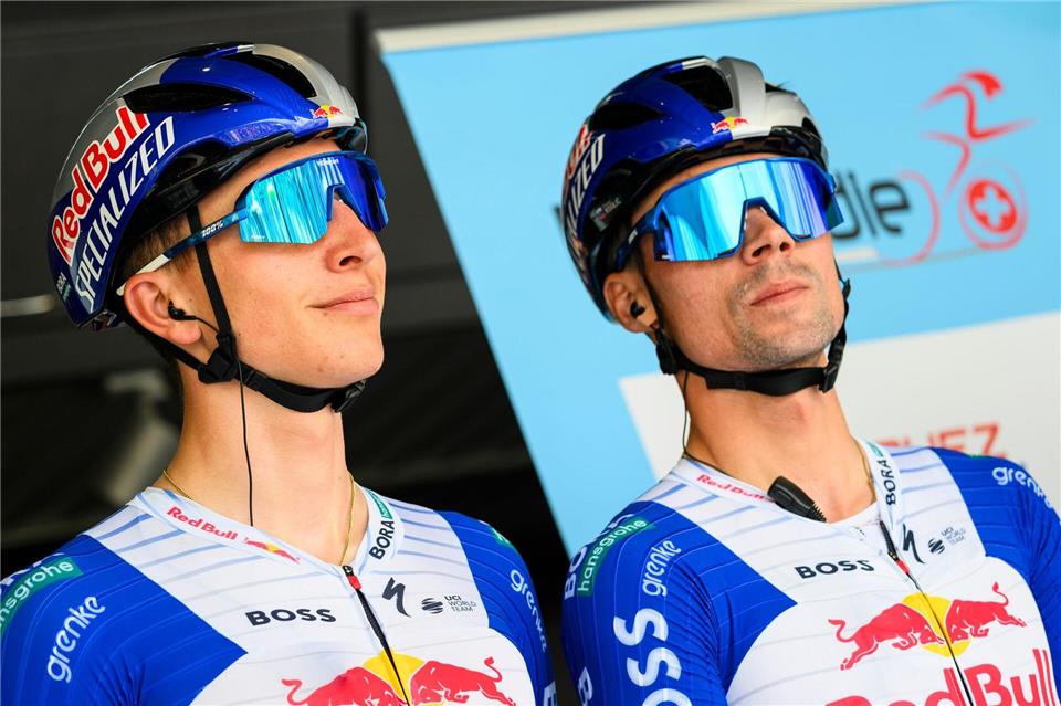 Ein Kandidat für das Podium: Florian Lipowitz (l.)Jean-Christophe Bott/KEYSTONE/dpa