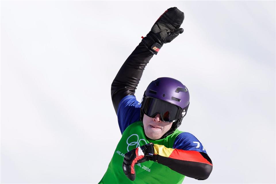 Ein Lichtblick im Snow Park von Livigno: Leon UlbrichtOliver Weiken/dpa