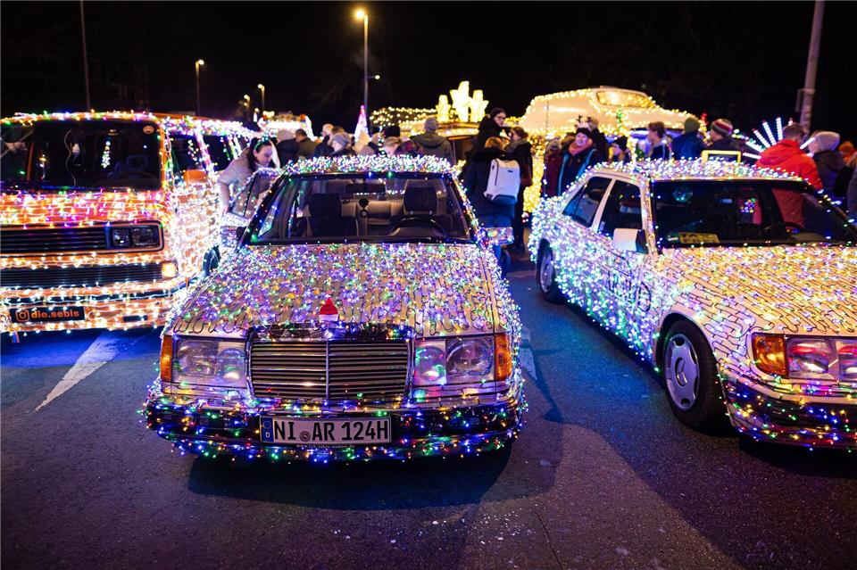Ein Lichtermeer, ein Augenschmaus.Moritz Frankenberg/dpa