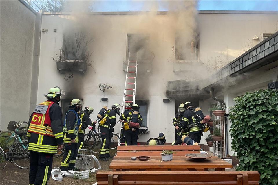 Ein Mann kam ums Leben. -/Feuerwehr Dortmund/dpa