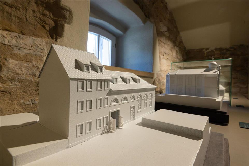 Jüdisches Leben in Erfurt gestern und heute - ein Rundgang Ein Modell der Kleinen Synagoge: zu sehen in der Dauerausstellung „Jüdisches Leben in Erfurt im 19. und 20. Jahrhundert“ in der Kleinen Synagoge.Michael Reichel/dpa/dpa-tmn
