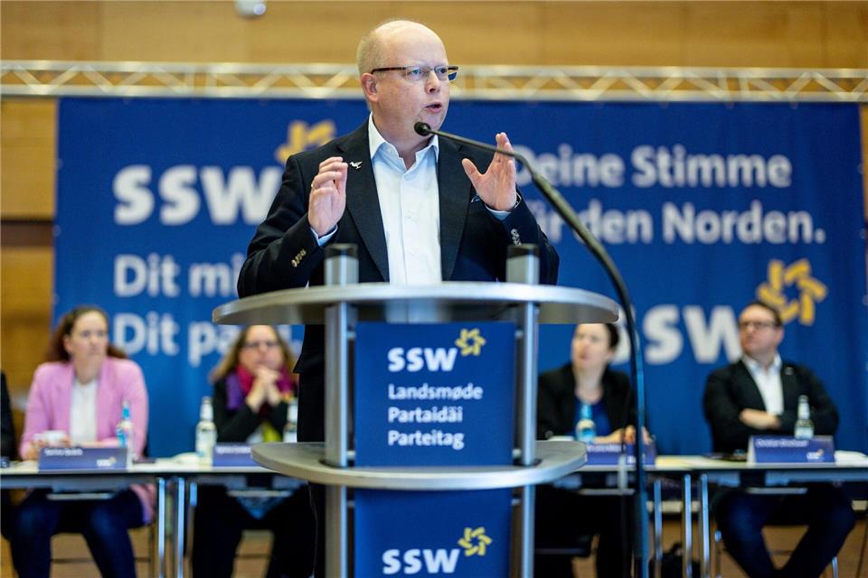 Ein Parteitag in Schleswig-Holstein wählte ihn auf Listenplatz 1.Axel Heimken/dpa