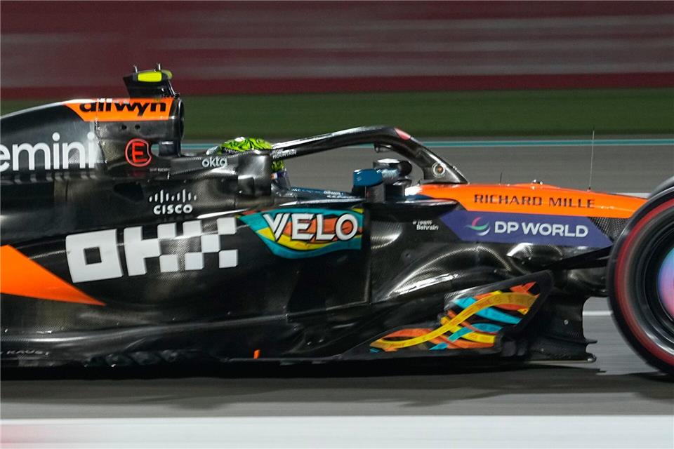 Ein Platz auf dem Podium reicht Norris für den ersten WM-Titel. Fatima Shbair/AP/dpa