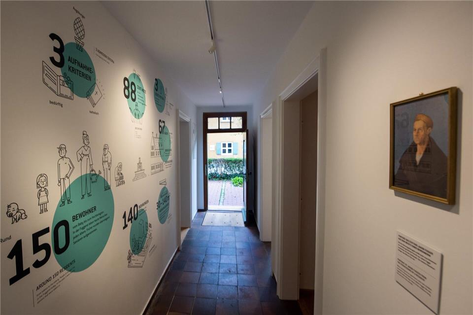 Ein Porträt von Jakob Fugger in der Fuggerei, die als älteste Sozialsiedlung der Welt gilt. (Archivbild)Stefan Puchner/dpa