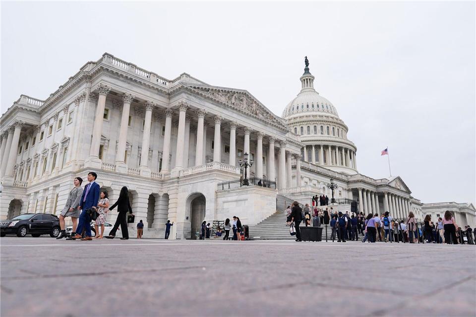 Ein „Shutdown“ in den USA ist kaum noch abzuwenden.Mariam Zuhaib/AP/dpa