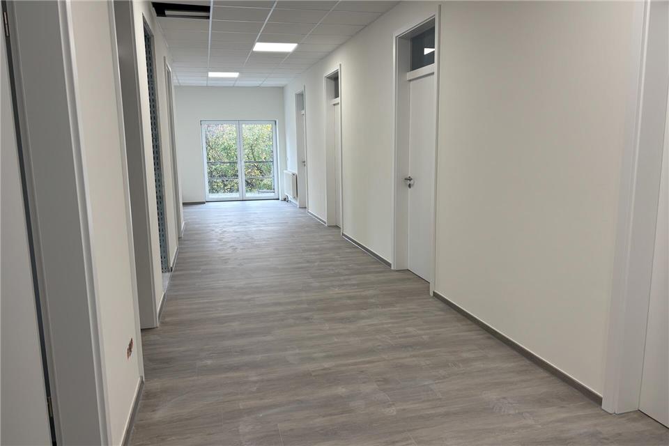 Ein Teil der neuen Räume im Obergeschoss ist bereits fertiggestellt.