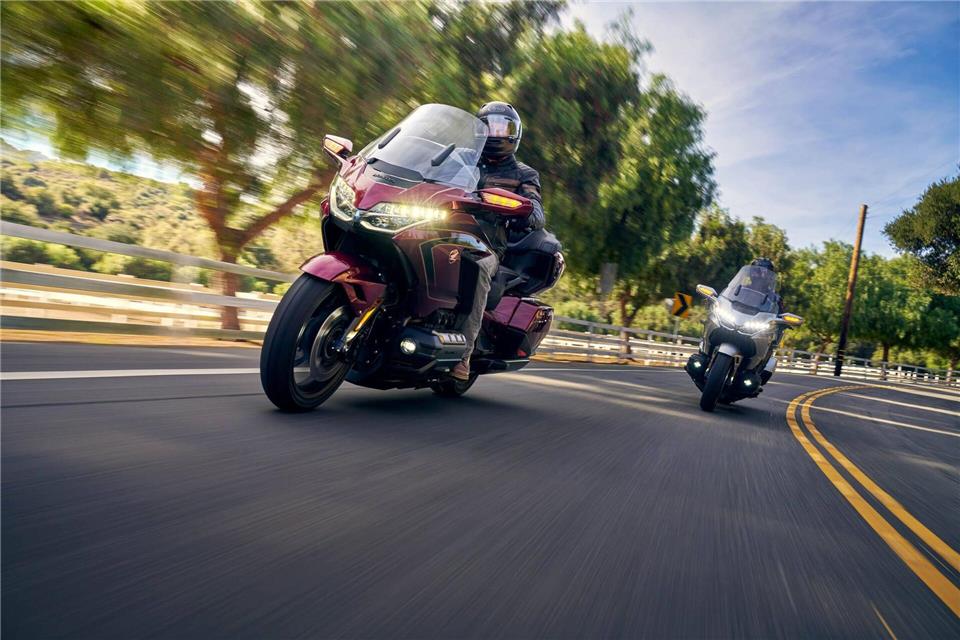 Ein Tourenmotorrad, das Geschichte schreibt: Seit 50 Jahren setzt die Gold Wing Maßstäbe.Honda/dpa-tmn