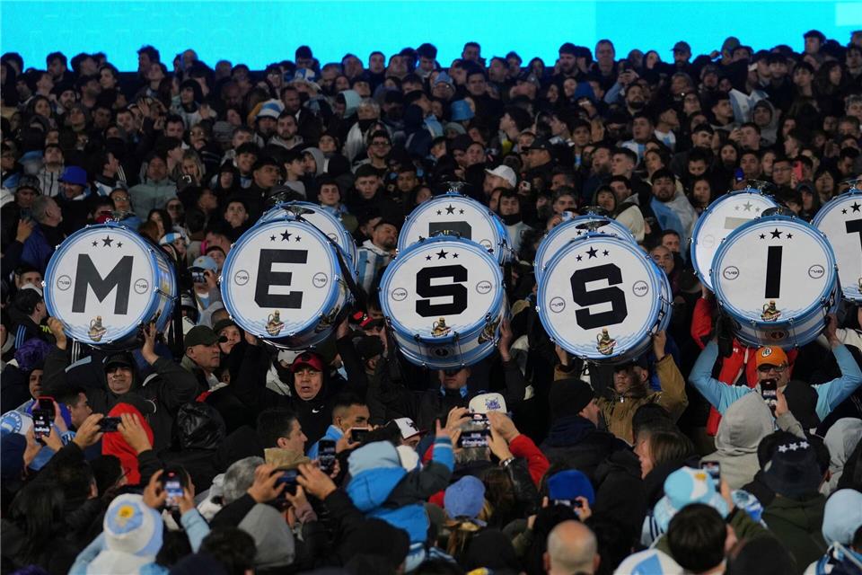 Ein emotionaler Abend für Messi und die Fans.Gustavo Garello/AP/dpa