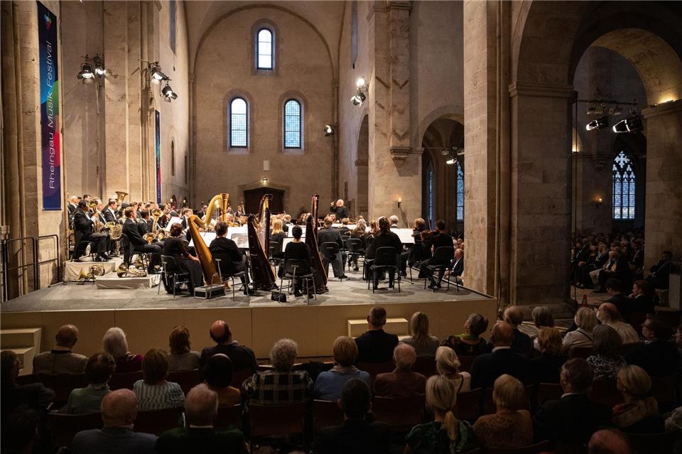 Ein früheres Abschlusskonzert des Rheingau Musik Festivals in der Basilika des Klosters Eberbach. (Archivbild)Hannes P. Albert/dpa