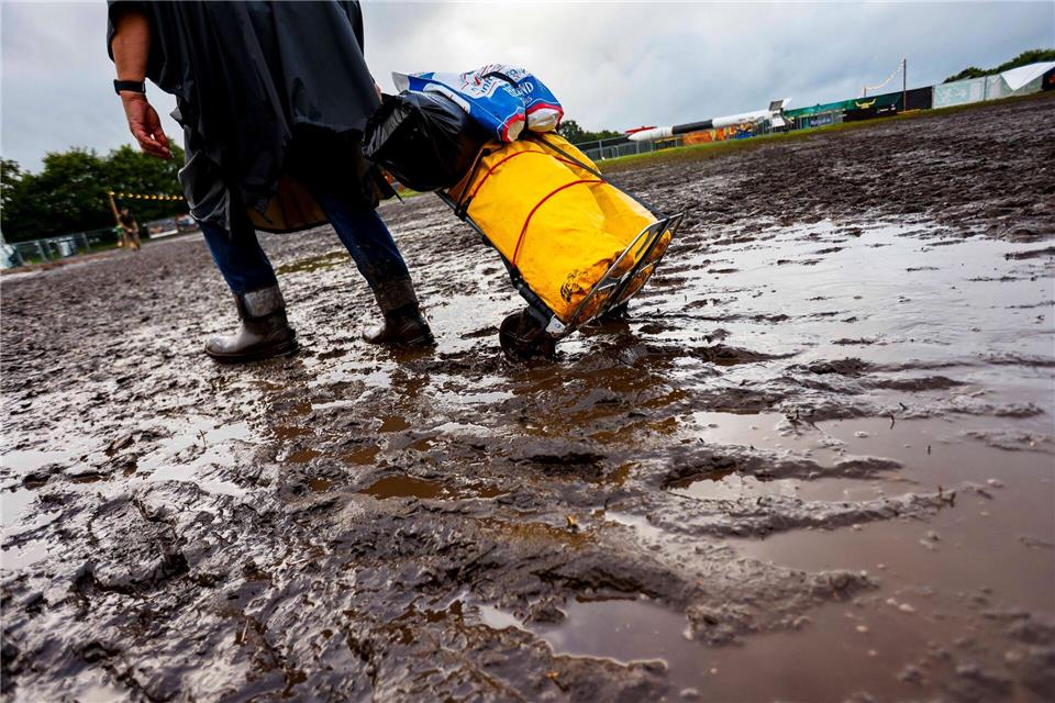 Ein großer Teil der Fans auf dem Wacken Open Air ist bereits abgereist.Frank Molter/dpa