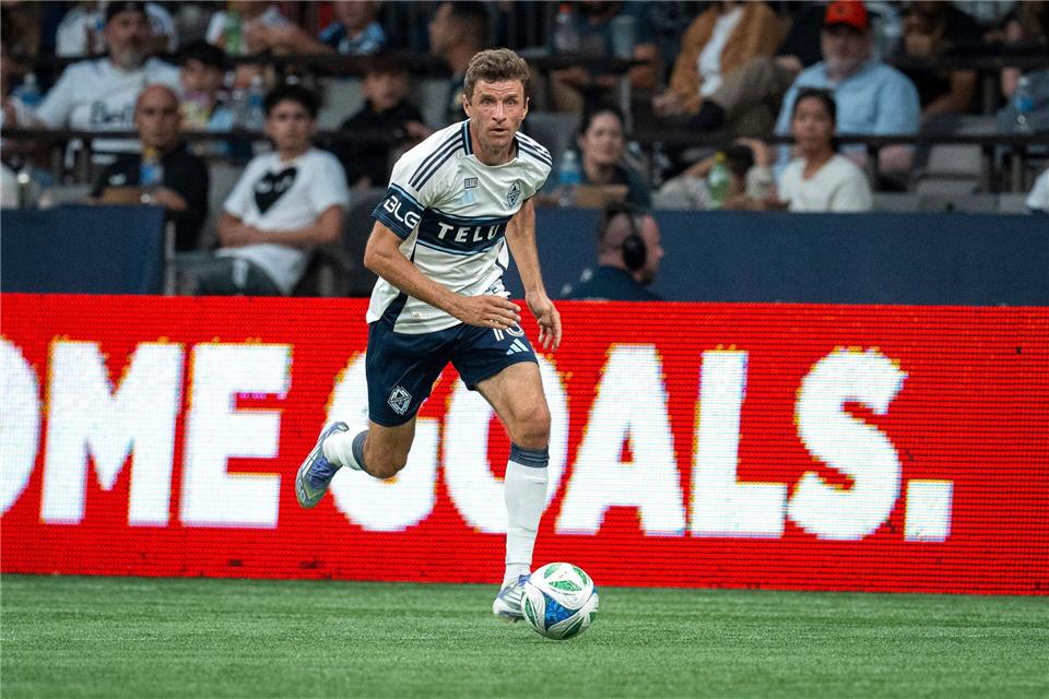 Ein gutes Debüt ohne Happy End: Thomas Müller bei seinem ersten Einsatz für die Vancouver Whitecaps.ETHAN CAIRNS/The Canadian Press/AP/dpa