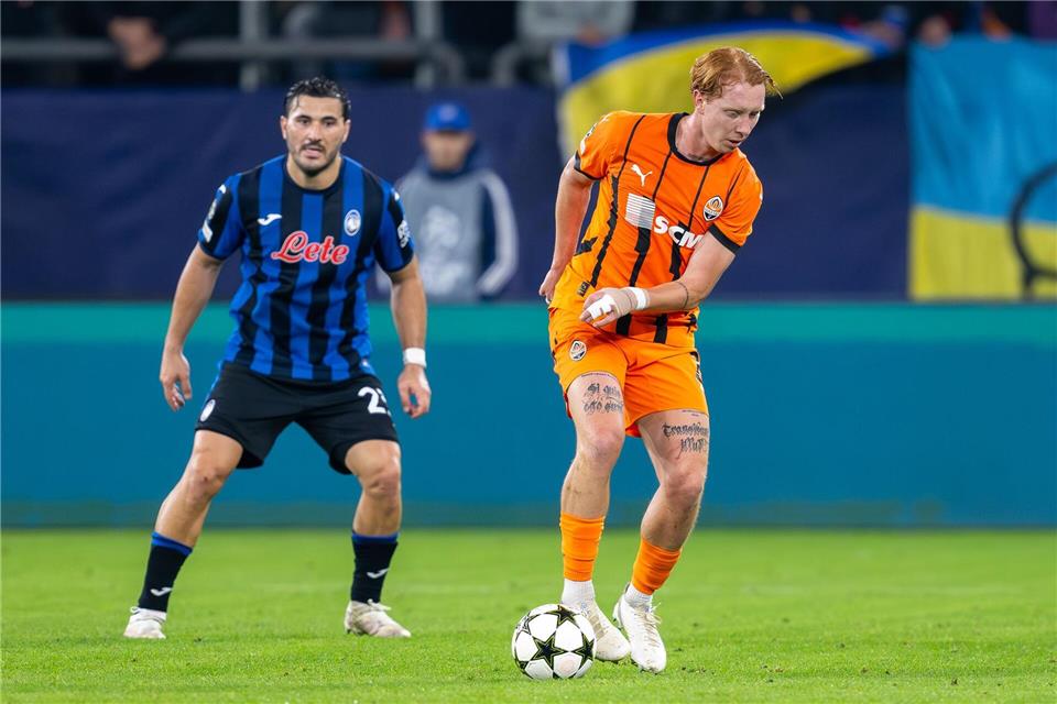 Ein ukrainischer Außenverteidiger für Borussia Mönchengladbach: Juchim Konoplja kommt aus Donezk. (Archivbild)David Inderlied/dpa