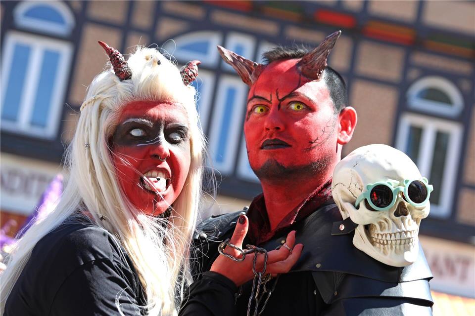 Ein wenig Grusel gehört dazu. Matthias Bein/dpa