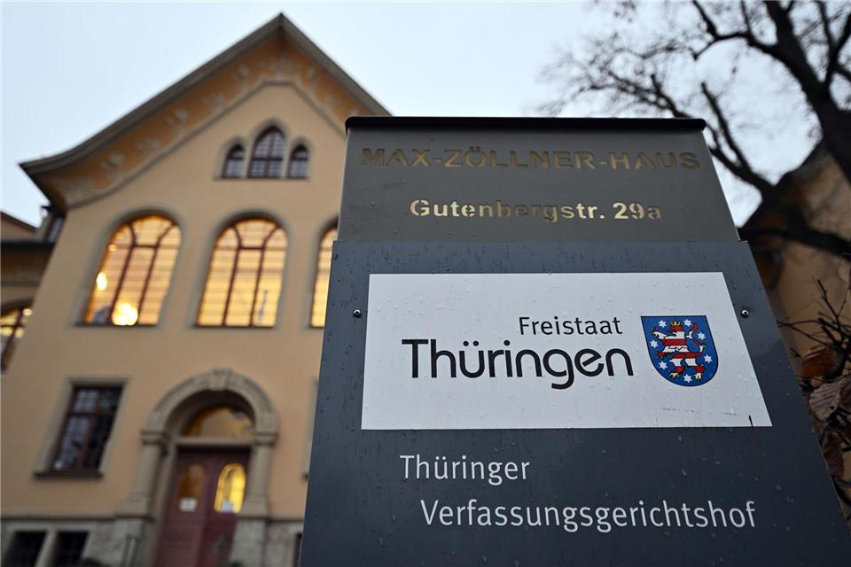 Eine Beschwerde gegen die Gültigkeit der Landtagswahl beim Thüringer Verfassungsgerichtshof hat keinen Erfolg. (Archivbild)Martin Schutt/dpa