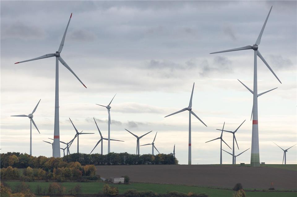 Eine Direktbelieferung mit Grünstrom kann Firmen laut Landes-Klimaschutzgesellshaft helfen, die Energiekosten zu senken. (Symbolbild)Friso Gentsch/dpa