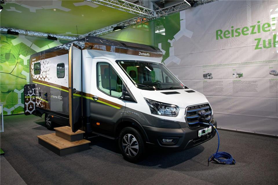 Eine Elektro-Reisemobil-Studie mit einer Reichweite von 240 Kilometern. Henning Kaiser/dpa