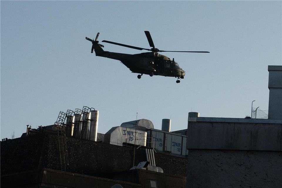 Eine Gefahr für Anwohner bestand laut Polizei nicht.Wolfram Steinberg/dpa