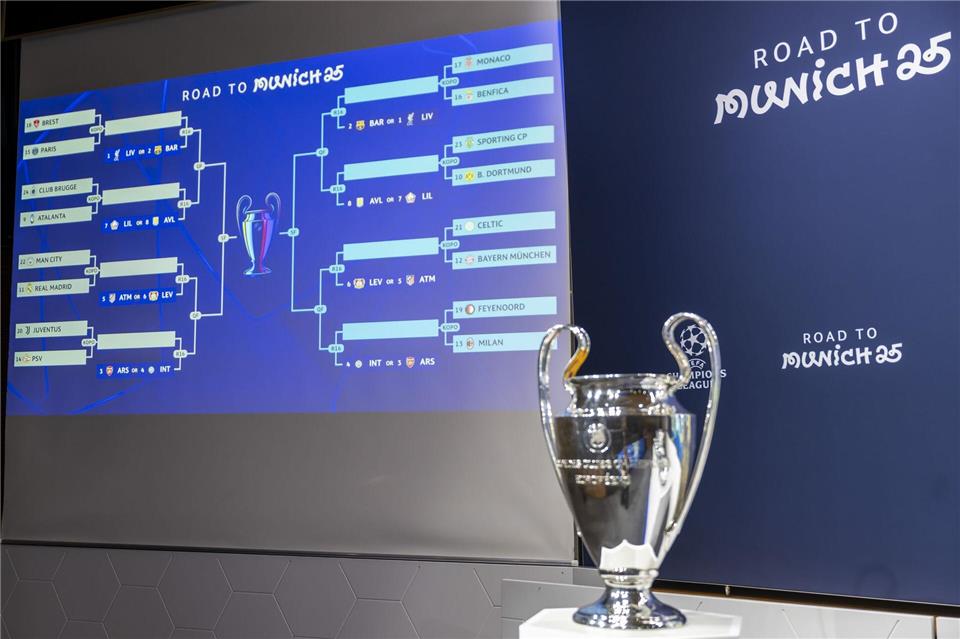 Eine Neuerung in der Königsklasse: Der Weg bis zum Finale ist für die Teams kalkulierbar. Martial Trezzini/KEYSTONE/dpa