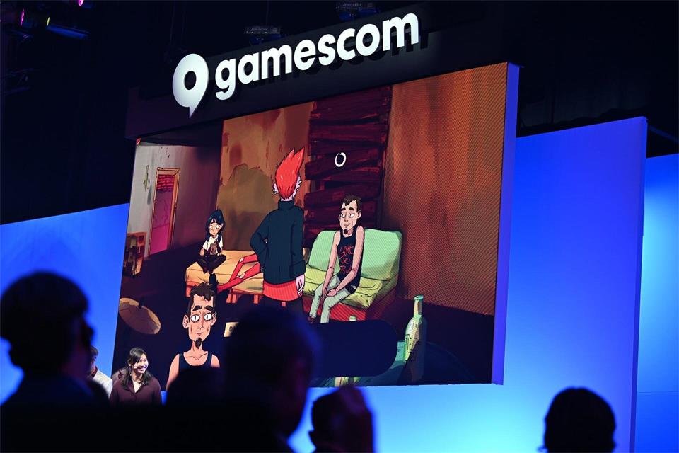 Eine Paintbucket-Entwicklerin stellte bei der Gamescom „Grenzgänger“ vor.Wolf von Dewitz/dpa