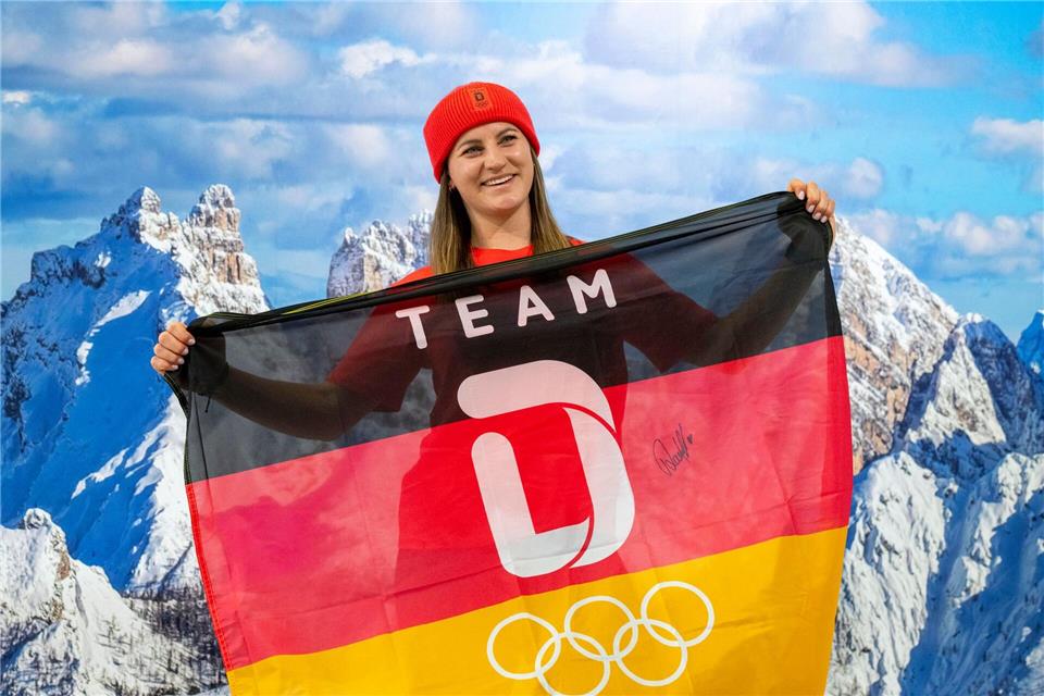 Eine der Kandidatinnen für die Wahl der deutschen Fahnenträgerin: Ramona Hofmeister. (Archivbild)Peter Kneffel/dpa