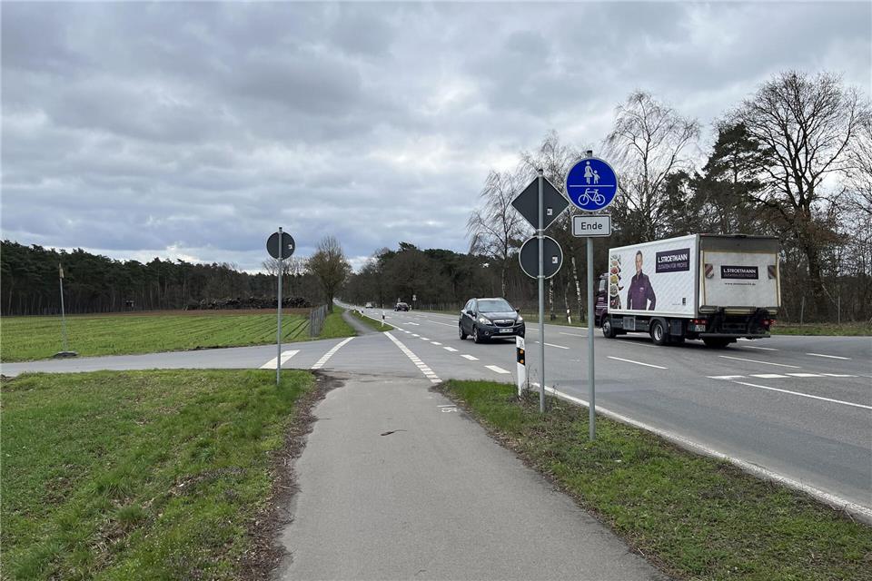 Eine fast unendliche Geschichte: Mit dem Weiterbau des Radwegs an der B224 könnte ab dem kommenden Jahr begonnen werden.