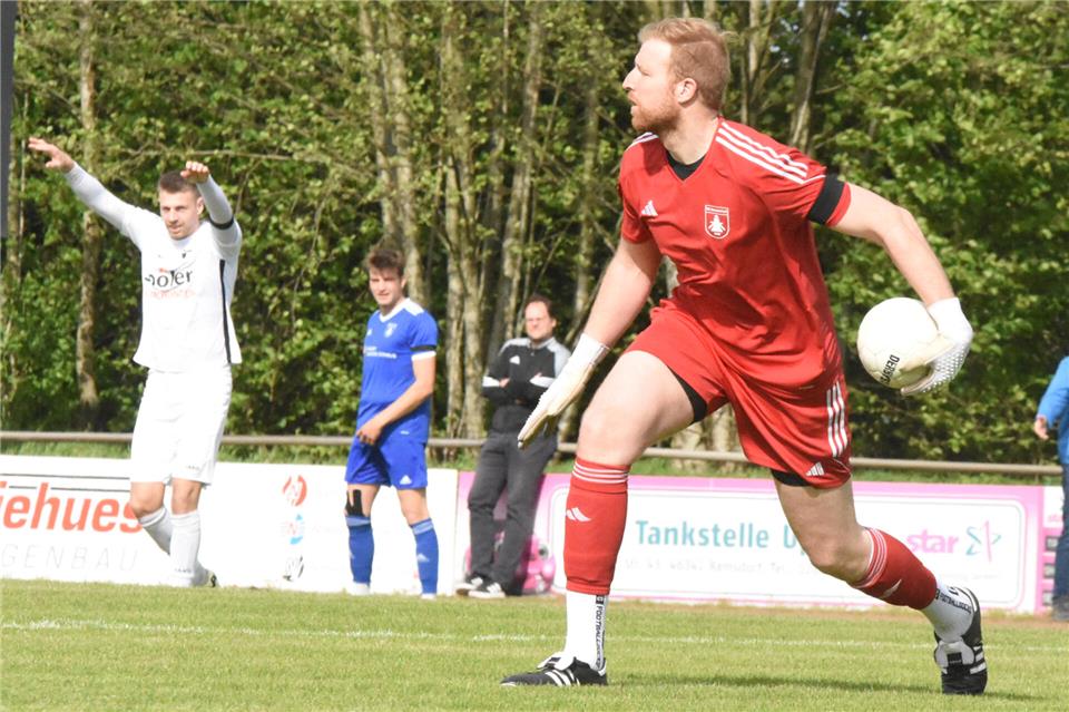 Eine feste Größe im Kasten der Burgstädter: Keeper André „Atti“ Spiller war bis dato einer der Erfolgsgaranten für den A-Kreisliga-Spitzenreiter VfL Ramsdorf.
