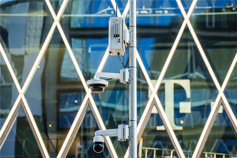 Eine neue Anlage befindet sich vor dem Einkaufszentrum MyZeil, eine etwas weiter östlich.Andreas Arnold/dpa