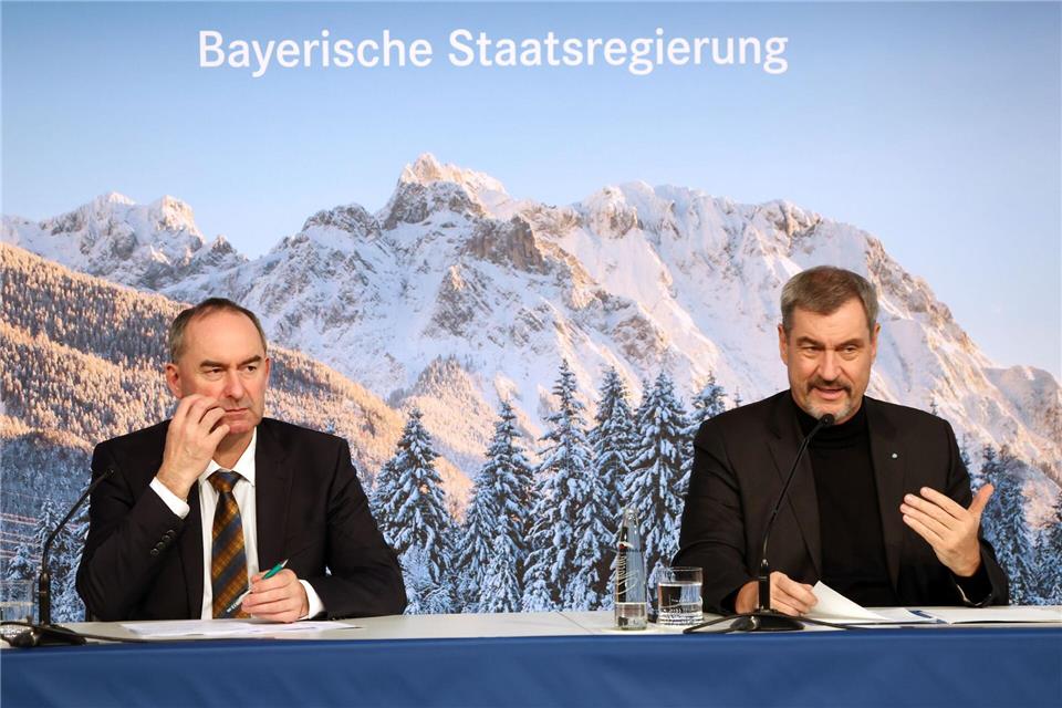 Eine neue Umfrage gibt den bayerischen Regierungspartner unterschiedliche Signale.Karl-Josef Hildenbrand/dpa